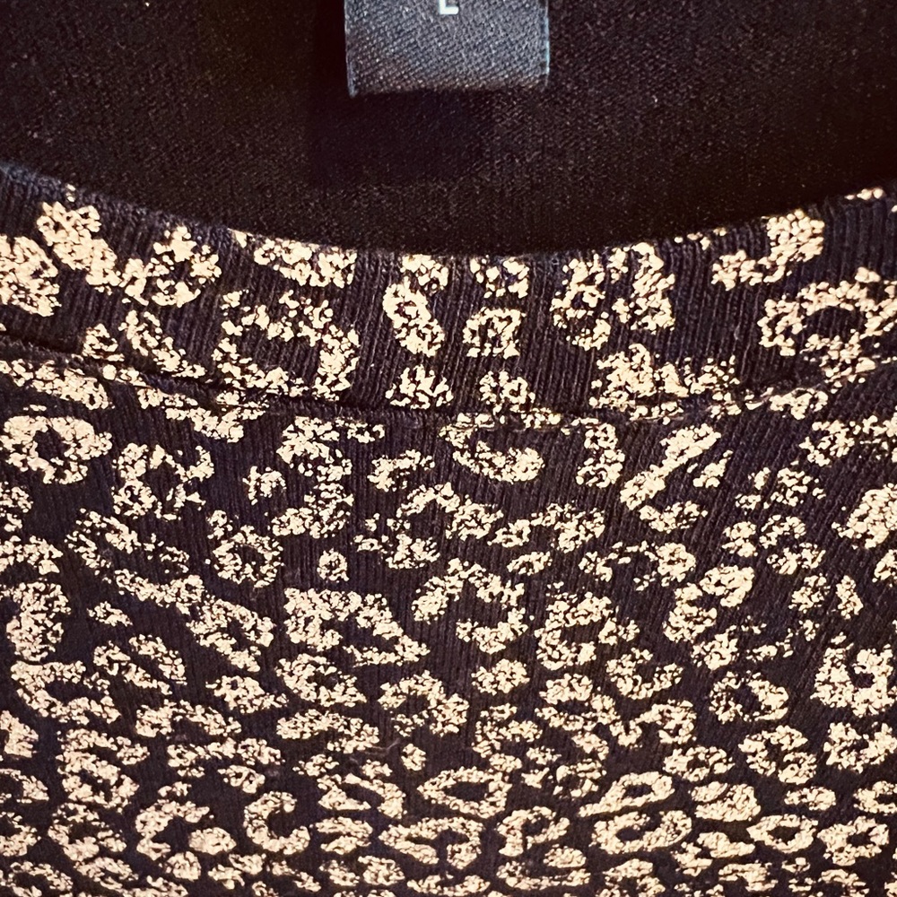 Gold & Black Pattern Top - Picture 3 of 3